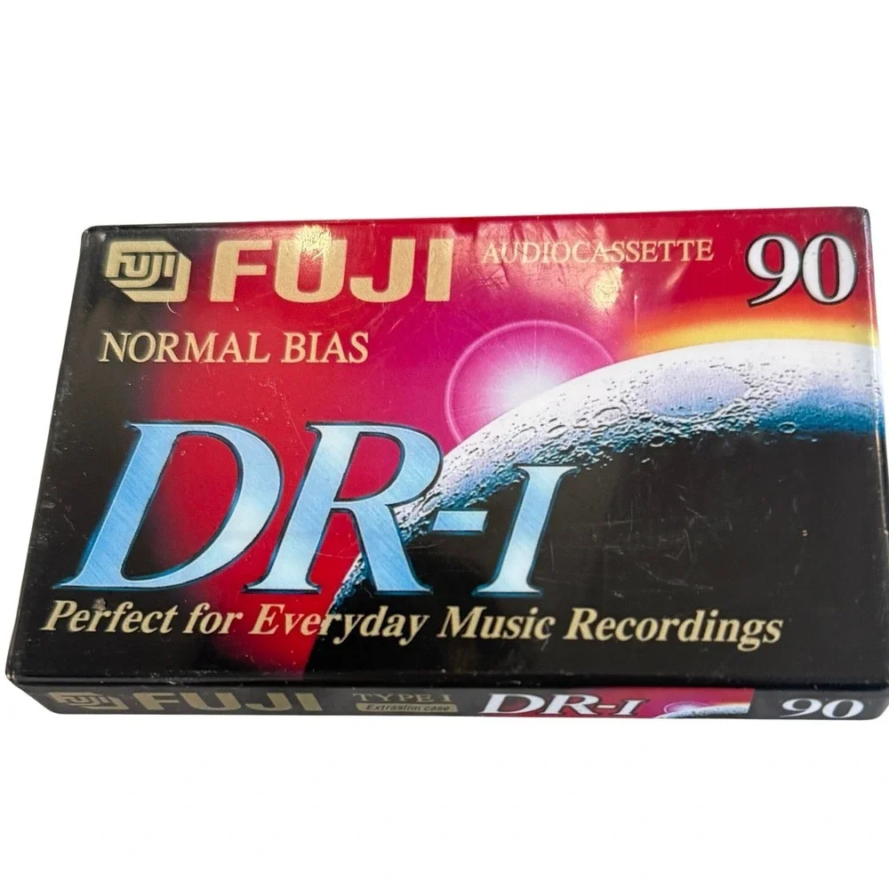 Fuji dR-I 90 Audio Cassette Normal Bias Lot Of 2 Brand New Sealed